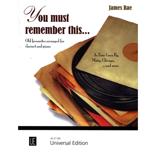 You Must Remember This Clarinet and Piano by James Rae