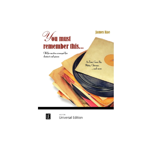 You Must Remember This Clarinet and Piano Sheet Music