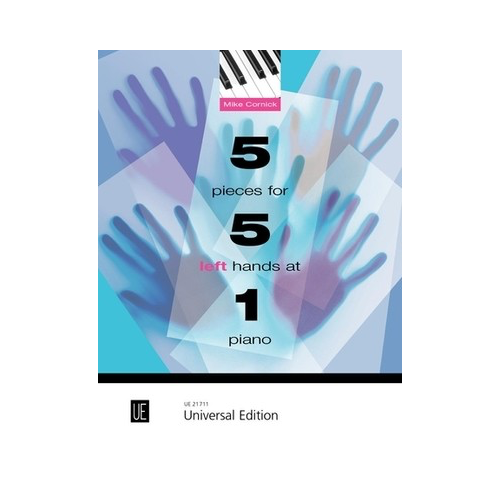 5 Pieces for Left Hands - Piano Sheet Music by Mike Cornick