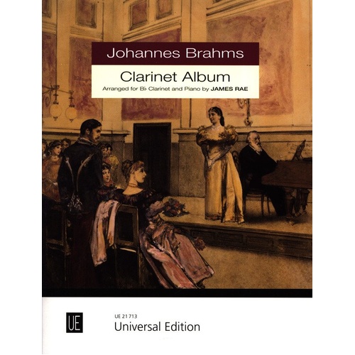 Johannes Brahms Clarinet Album by James Rae, Universal Edition, 41 Pages