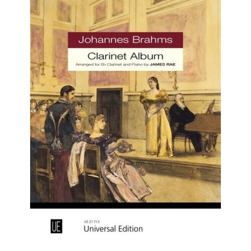 Johannes Brahms Clarinet Album (Softcover Book)