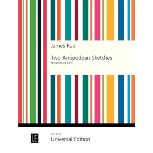 Rae - Two Antipodean Sketches Clarinet/Piano (Softcover Book)