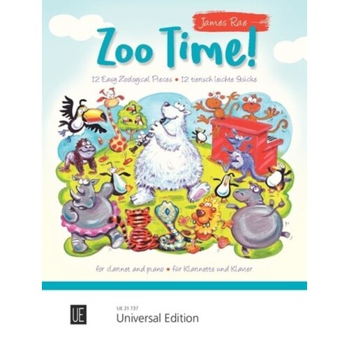 James Rae - Zoo Time! Clarinet/Piano (Softcover Book)