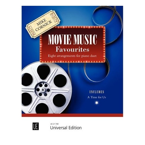 Movie Music Favourites: 8 Arrangements for Piano Duet BK/CD by Mike Cornick