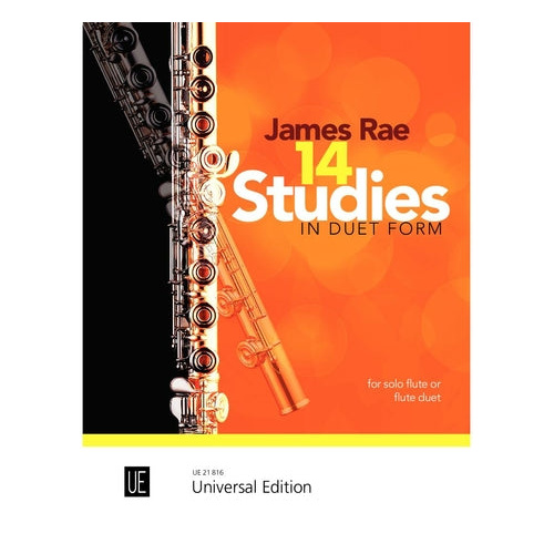 14 Studies in Duet Form for 1-2 Flutes by James Rae