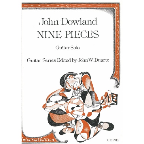 Pieces 9 Ed Duarte for Guitar by John Dowland, Universal Edition