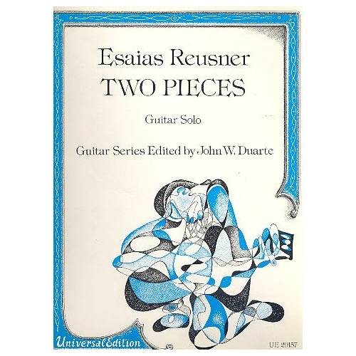 Pieces 2 Ed Duarte for Guitar by Esaias Reusner, Universal Edition, 1 Page