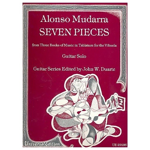 Pieces 7 Ed Duarte Guitar by Alonso de Mudarra, Universal Edition, 1 page, Guitar Series