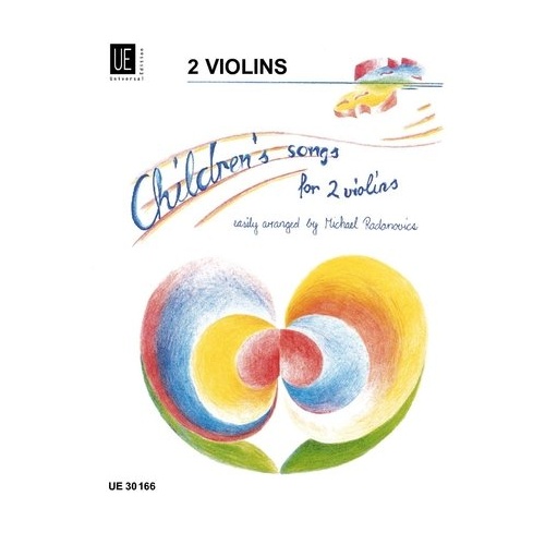 Children's Songs for 2 Violins by Michael Radanovics, Violin Duet, Universal Edition, 1 Page