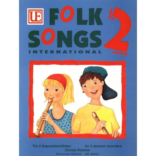 Roelcke Folk Song International Vol. 2 for 2 Descant Recorders