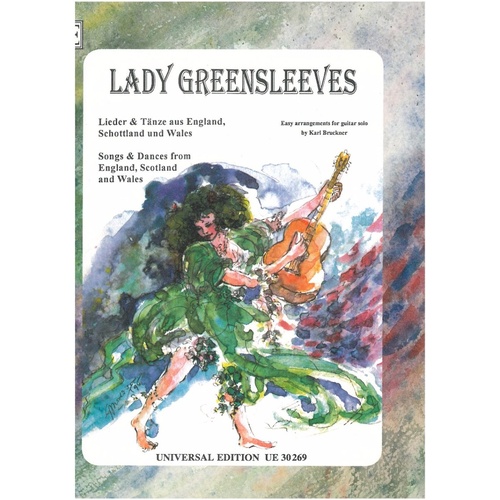 Lady Greensleeves for Guitar by Karl Bruckner, Universal Edition, 1 Page