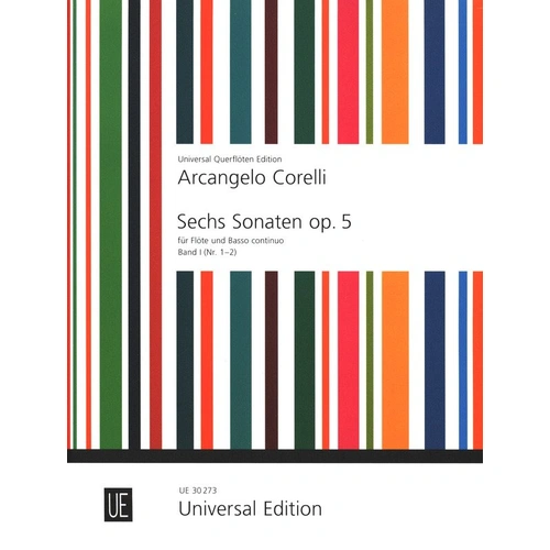 Corelli - 6 Sonatas Op. 5 Vol. 1 for Flute/Basso Continuo
