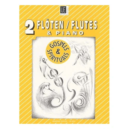 Gospels & Spirituals for 2 Flutes/Piano by Michael Radanovics - Universal Edition Flute Duet