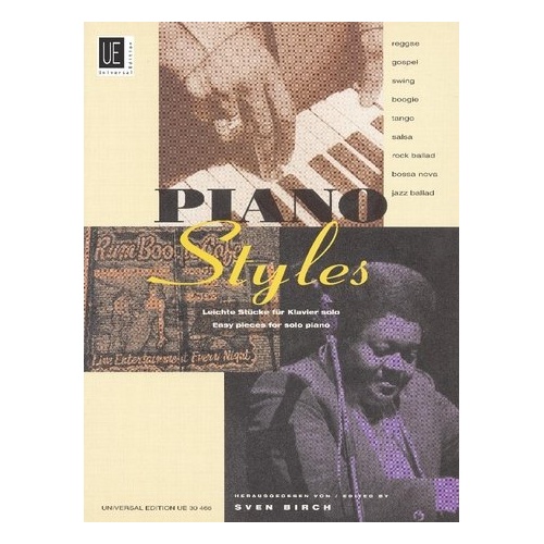 Piano Styles Ed Birch Easy Pieces for Solo Piano by Sven Birch