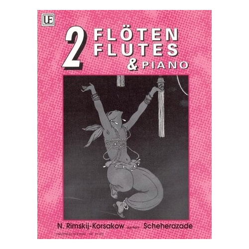 Rimsky-Korsakoff - Scheherazade for 2 Flutes and Piano, Flute Duet, Arranged by Joseph Diermaier, Universal Edition