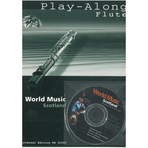 World Music Scotland Play Along Flute Book with CD