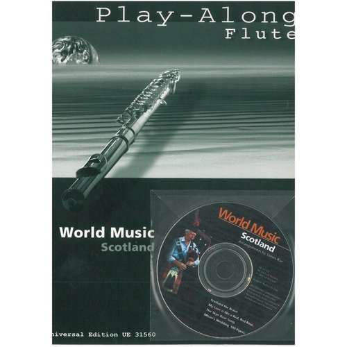 World Music Scotland Play Along Flute Book with CD