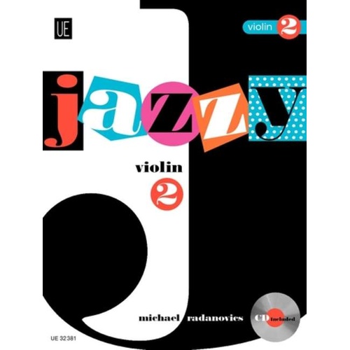 Jazzy Violin 2 Book/CD for Violin and Piano