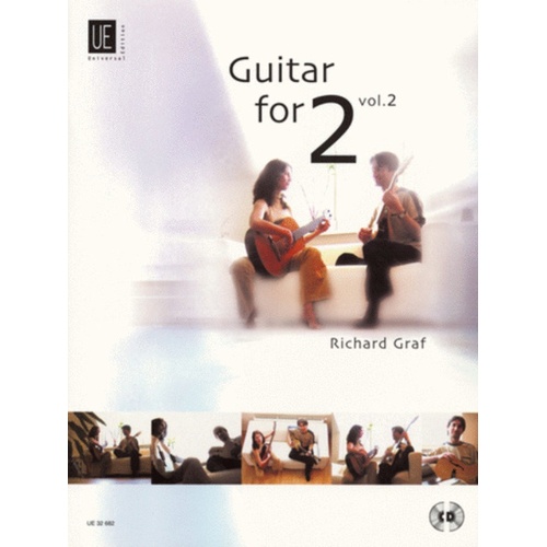Guitar For 2 Book 2 Ed Graf Book/CD 