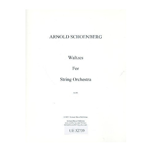 Schoenberg - 10 Early Waltzes for String Orchestra Full Score
