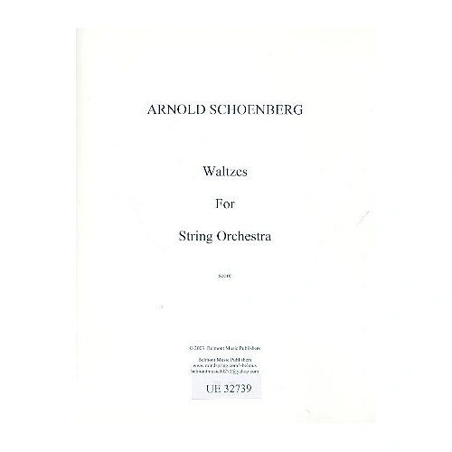 Schoenberg - 10 Early Waltzes for String Orchestra Score