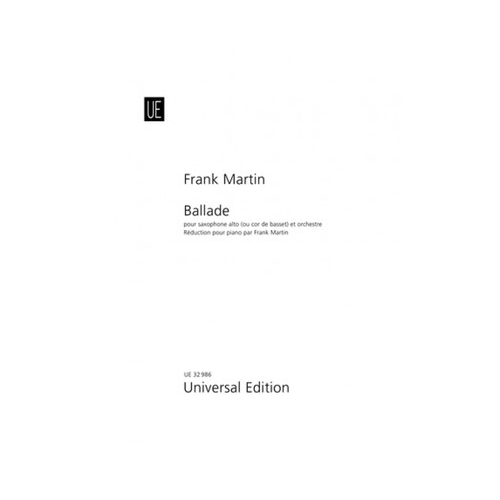 Ballade for Alto Saxophone and Piano with Basset Horn Version