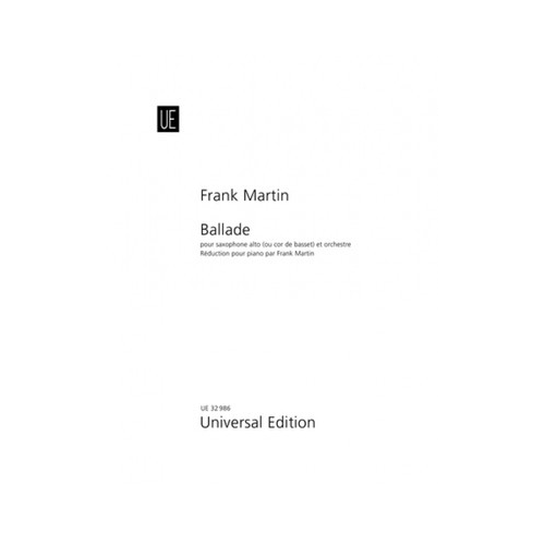 Ballade for Alto Saxophone and Piano with Basset Horn Version