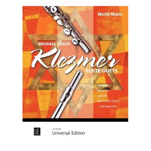 Klezmer Flute Duets by Michael Losch - Flute Duet Arrangements, 34 Pages, Universal Edition