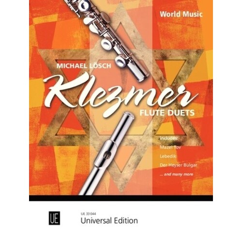 Klezmer Flute Duets (Softcover Book)