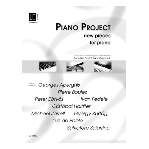 Piano Project: New Pieces for Piano by Anne-Lise Gastaldi & Valérie Haluk, Universal Edition, 1 Page