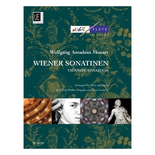 Mozart - Viennese Sonatinas for Flute and Piano, Arranged by Peter Ludwig & Ulrich Mueller-Doppler, Universal Edition