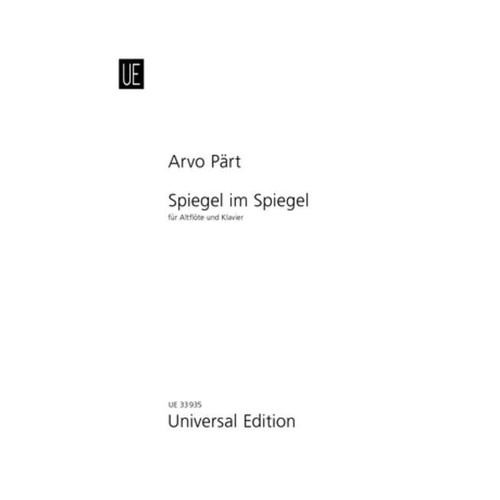 Spiegel Im Spiegel for Alto Flute and Piano - Flute Sheet Music