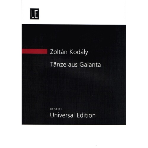 Kodaly - Dances Of Galanta Study Score (Softcover Book)