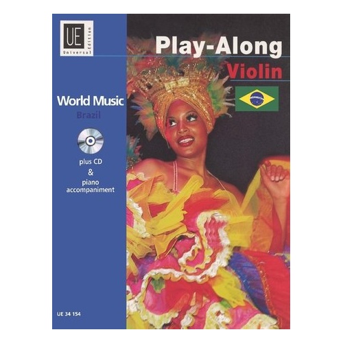 Brazil Playalong Violin World Music Book/CD