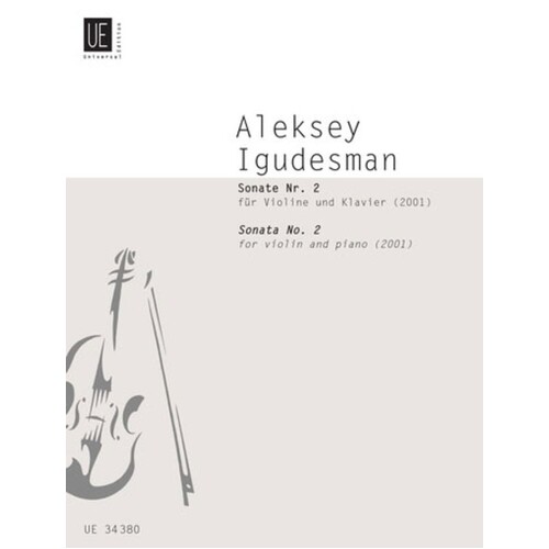 Igudesman - Sonata No 2 Violin/Piano (Softcover Book)