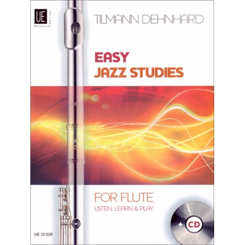 Easy Jazz Studies For Flute Book/CD 