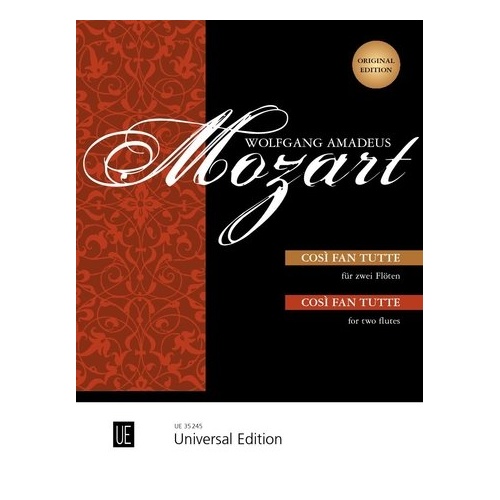 Cosi Fan Tutte Arranged by Henrik for 2 Flutes