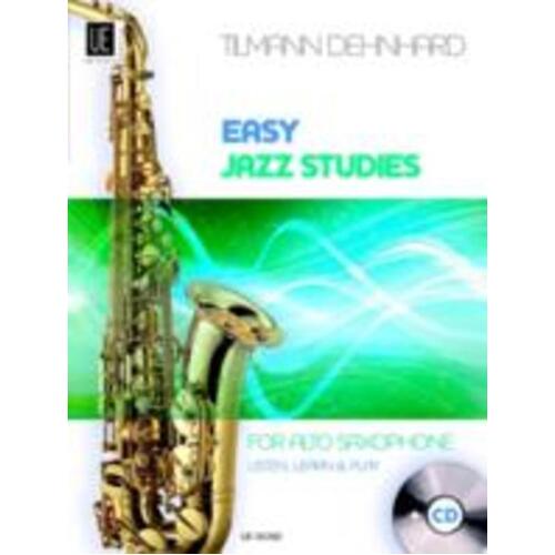 Easy Jazz Studies For Alto Saxophone Book/CD (Softcover Book/CD)