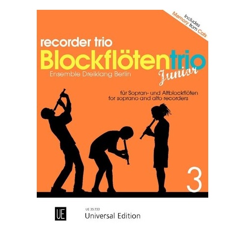 Recorder Trio Junior Vol 3 - Woodwind Recorder Ensemble Music