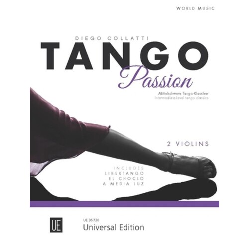 Tango Passion For 2 Violins (Softcover Book)
