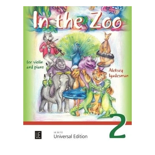 In the Zoo 2 for Violin and Piano by Aleksey Igudesman - Sheet Music, 40 Pages, Intermediate Level, UK Grade 2 to 4