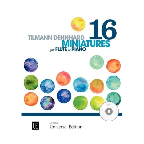 Dehnhard - 16 Miniatures for Flute/Piano with CD