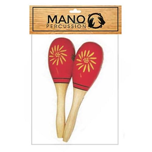 Mano Percussion Maraca Pair Red/Floral