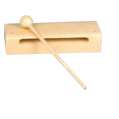30 x MANO PERCUSSION - Rectangular Tone Block Kids, School, Beater Included