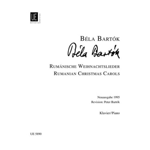 Bartok - Romanian Christmas Songs For Piano (Softcover Book)