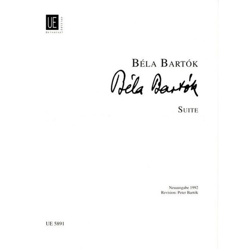 Bartok - Suite Op 14 (Softcover Book)