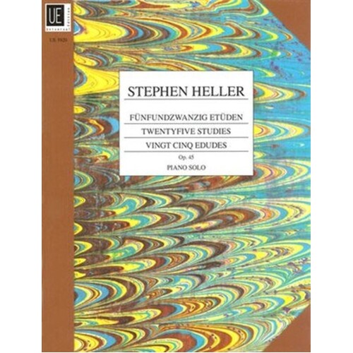 Heller - 25 Melodious Studies Op 45 Piano (Softcover Book)