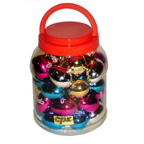 40 x Metallic Egg Shakers Maracas Bulk School Percussion 4 Colours