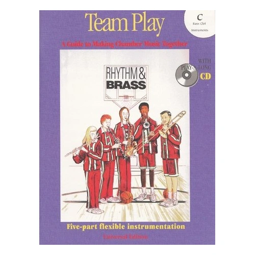 Team Play Bass Clef Instruments Book with CD