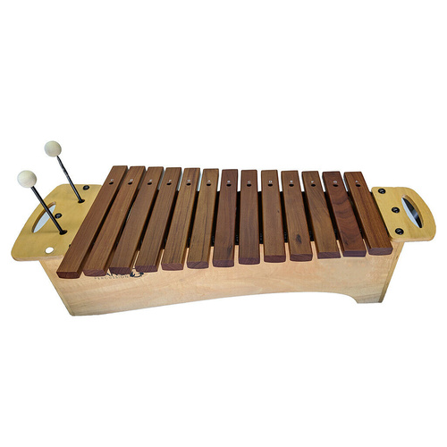 Xylophone Mano Alto Diatonic 13 Rosewood Bars C1-A2 S C/W 1 Pair Mallets and